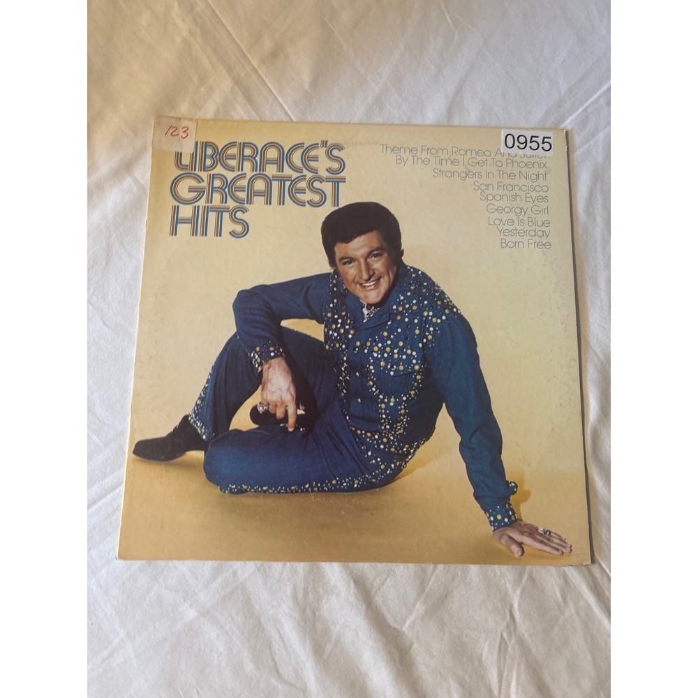 Liberace Greatest Hits Vinyl LP Record 12" AVI AVL 1022 Good Classic Pop 0955